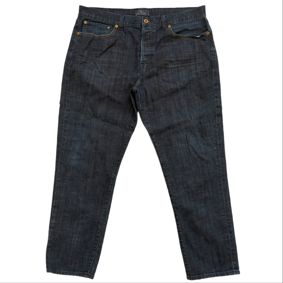 Lucky Brand Other - Lucky Brand 121 Heritage Slim blue denim jeans, button fly, men's 38x30